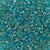 Seed Beads-6/0 Matubo-3 Cut-57 Aqua Rembrandt-Czech-7 Grams