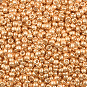 Seed Beads-11/0 Round-1052 Galvanized Gold-Miyuki
