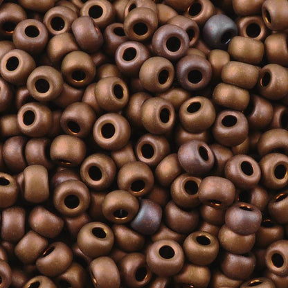 Seed Beads-15/0 Round-2005 Matte Metallic Copper Iris