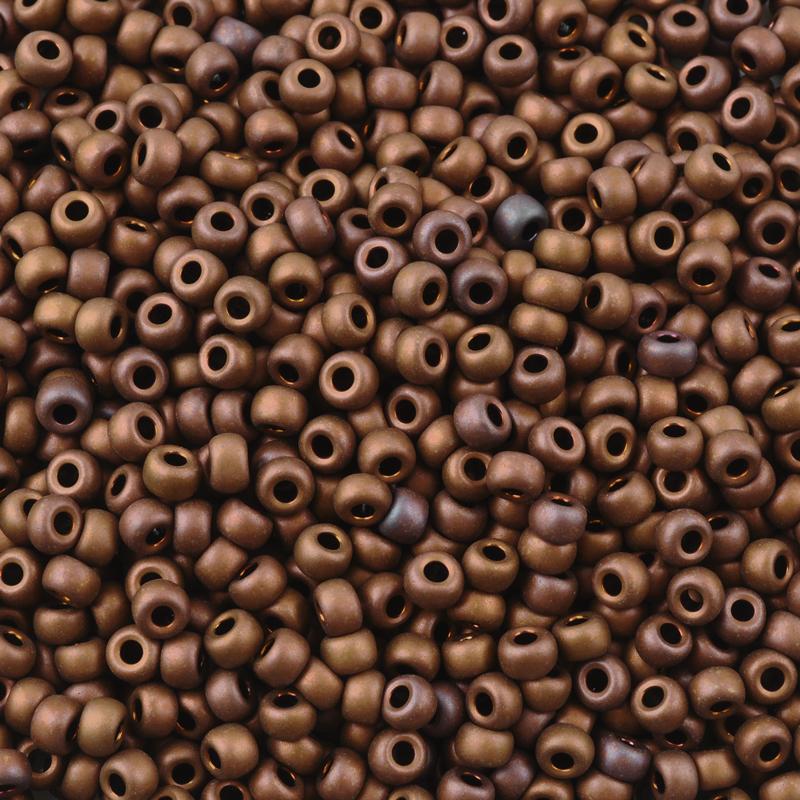 Seed Beads-11/0 Round-2005 Matte Metallic Copper Iris