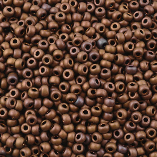 Seed Beads-11/0 Round-2005 Matte Metallic Copper Iris