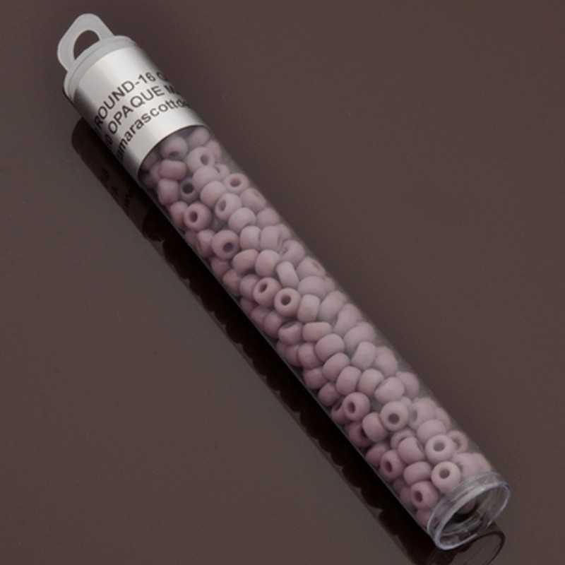 Seed Beads-6/0 Round-410 Opaque Mauve-Miyuki