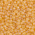 Seed Beads-15/0 Round-132FR Matte Transparent Light Topaz AB-Miyuki-7 Grams