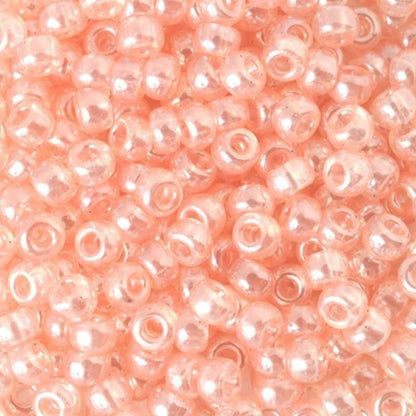 Seed Beads-8/0 Round-366 Shell Pink Luster-Miyuki-16 Grams