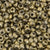 Seed Beads-6/0 Round-032 Crystal Full Amber-Etched