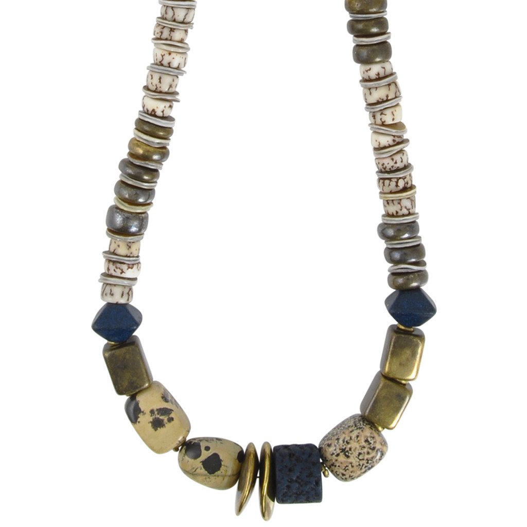 Staax Indigo Necklace Handmade Jewelry Full Camilla Blue