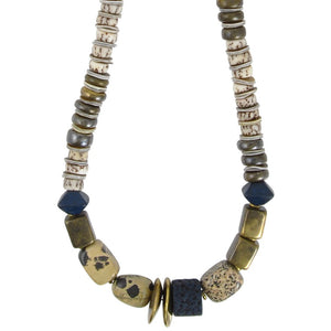 Staax Indigo Necklace Handmade Jewelry Focal Camilla Blue