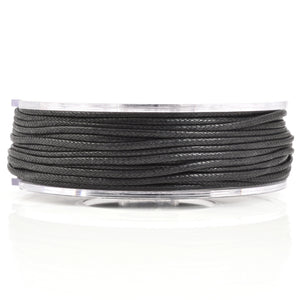 Supplies-1.5mm Waxed Cotton Cord-Griffin-Black-20 Meters