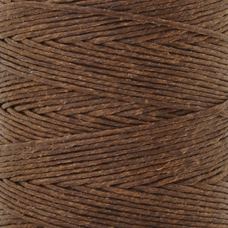 Supplies-12-Ply Waxed Irish Linen-Walnut Brown-10 Yards