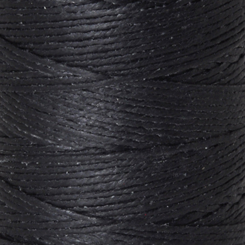 Supplies-2-Ply Waxed Irish Linen-Black