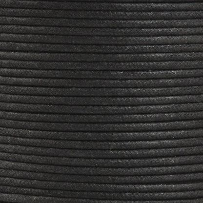 Supplies-2mm Waxed Cotton Cord-Su-Preme-Black-2 Meters