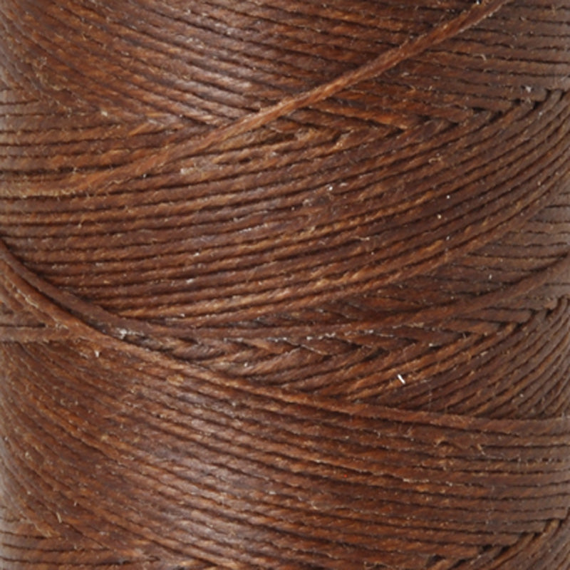 Supplies-4-Ply Waxed Irish Linen-Walnut Brown - Tamara Scott Designs