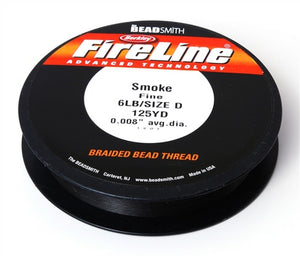 Supplies-6Lb. Fireline Thread-Smoke-125 Yards