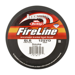 Supplies-6Lb. Fireline Thread-Smoke-125 Yards