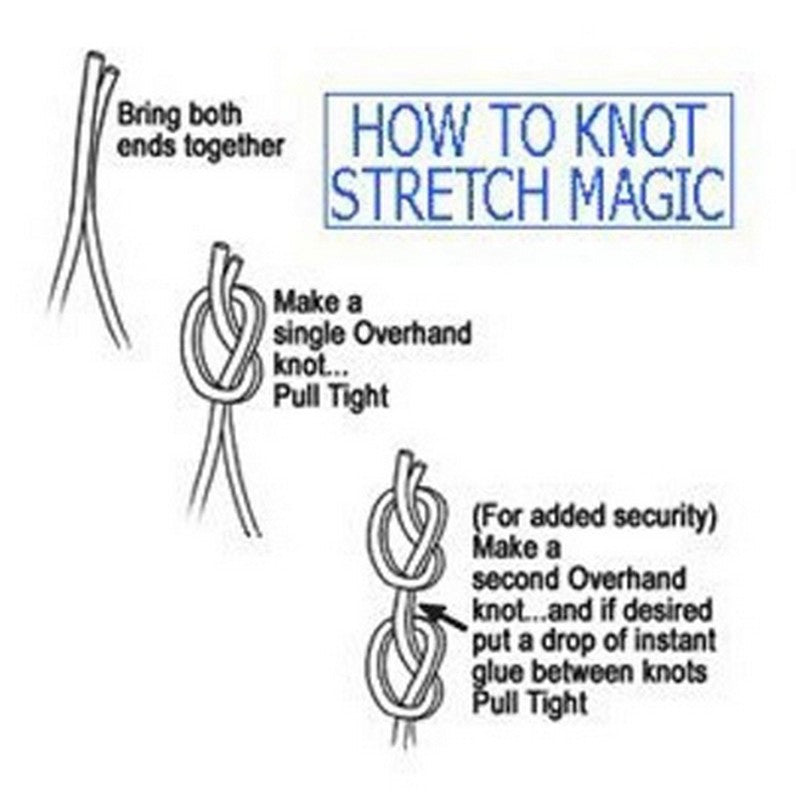 Supplies-.8mm Stretch Magic Cord-Clear-25 Meters -Tamara Scott Designs