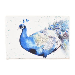 Gift Boxes-Peacock Bird-Paper Mache-Rectangle-X-Small-Quantity 1