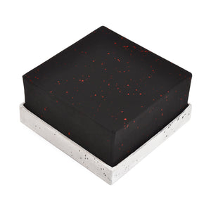 Gift Boxes-Santa Dog-Paper Mache-Square-X-Small-Quantity 1