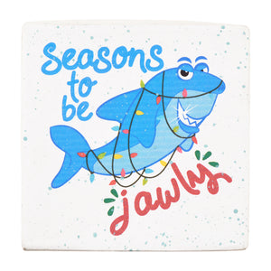 Gift Boxes-Seasons To Be Jawly-Paper Mache-Square-X-Small-Quantity 1