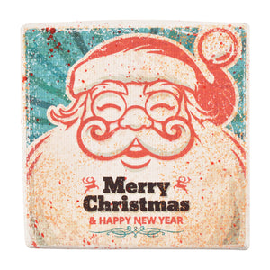 Gift Boxes-Vintage Santa Claus-Paper Mache-Square-X-Small-Quantity 1