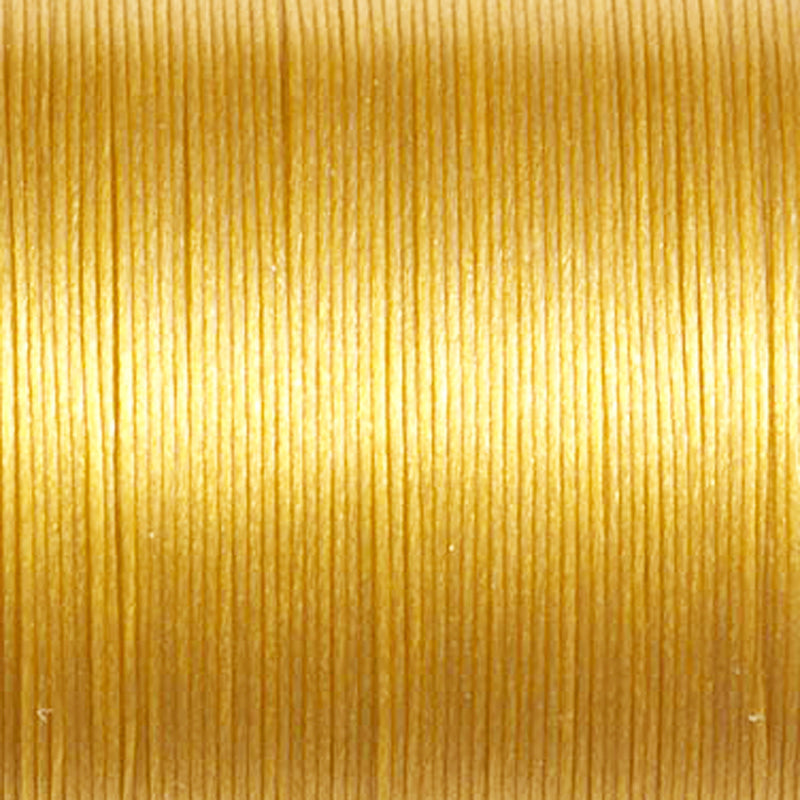 Supplies-Nylon Beading Thread-Size B-54.6 Yards-Gold-Miyuki-Quantity 1