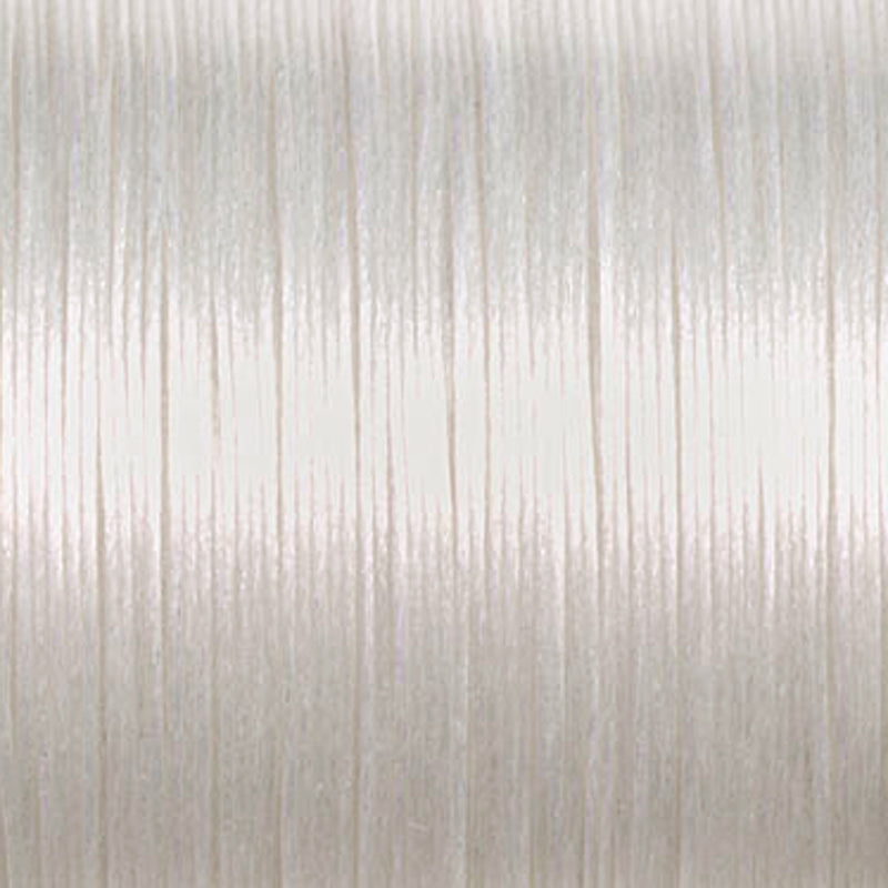 Supplies-Nylon Beading Thread-Size B-54.6 Yards-Eggshell-Miyuki-Quantity 1