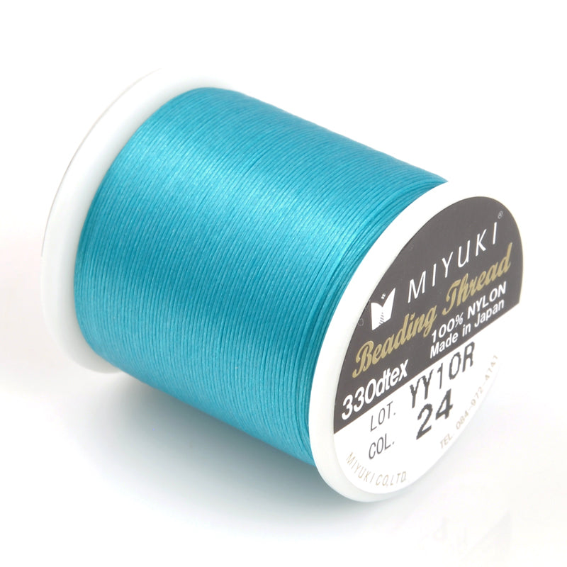 Supplies - Nylon Beading Thread - Size B - 54.6 Yards - Turquoise