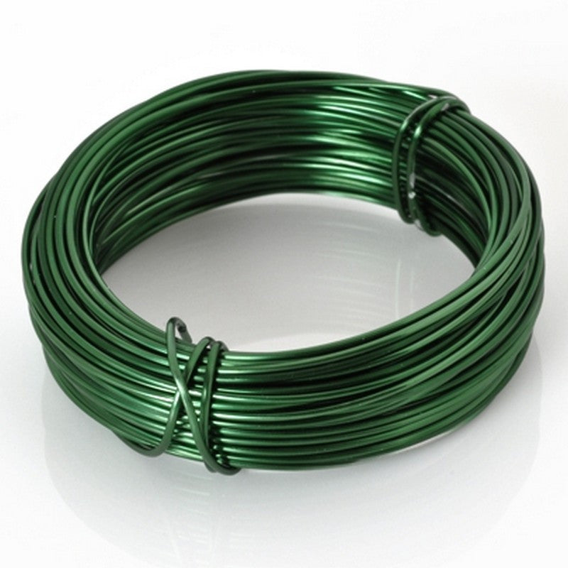 18 gauge green color floral wire