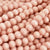 Wood Beads-6mm Round-Pretty Pink-16 Inch Strand-Quantity 1