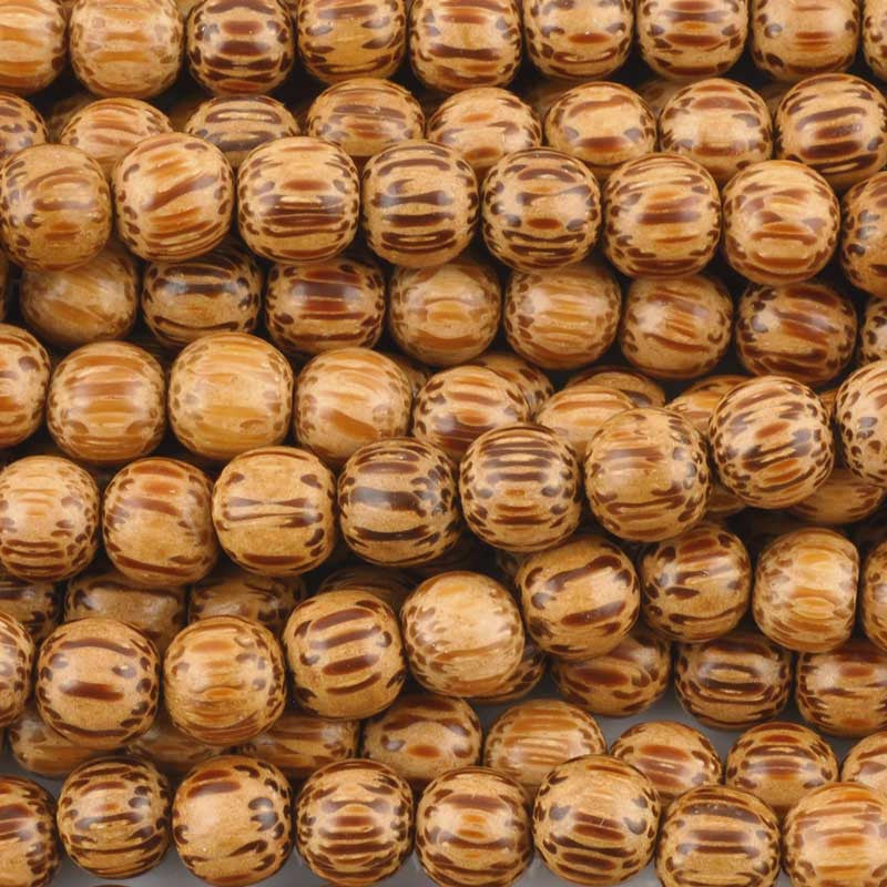 Wood Beads-Palmwood-16 Inch Strand