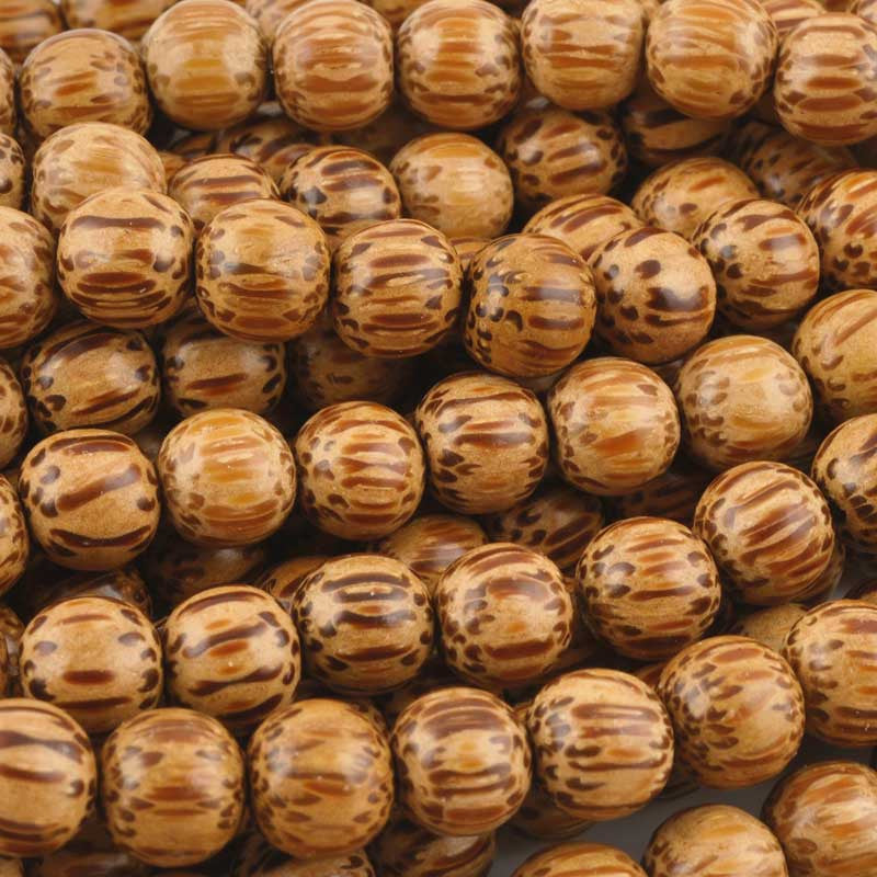 Wood Beads-Palmwood-16 Inch Strand