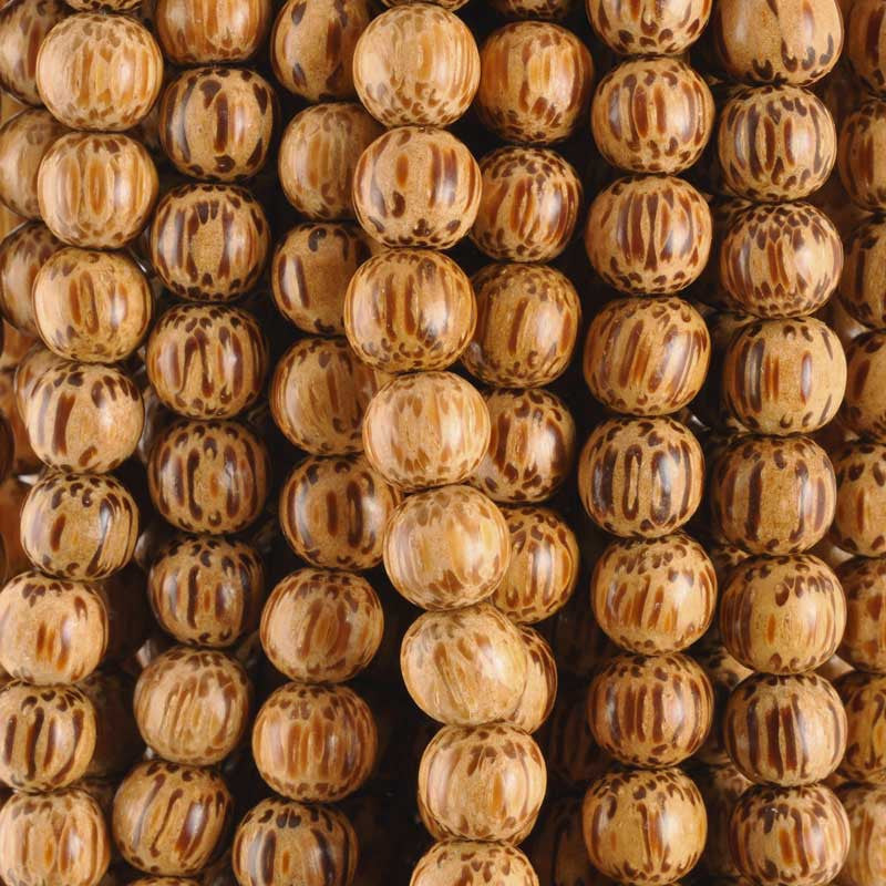 Wood Beads-Palmwood-16 Inch Strand
