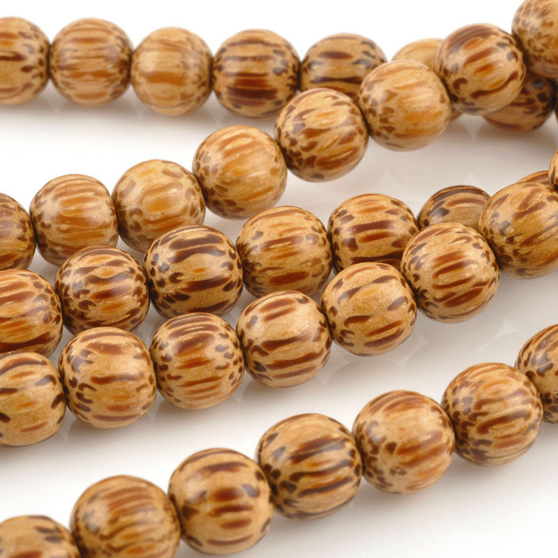 Wood Beads-Palmwood-16 Inch Strand
