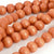 Wood Beads-Round-Light Tangerine